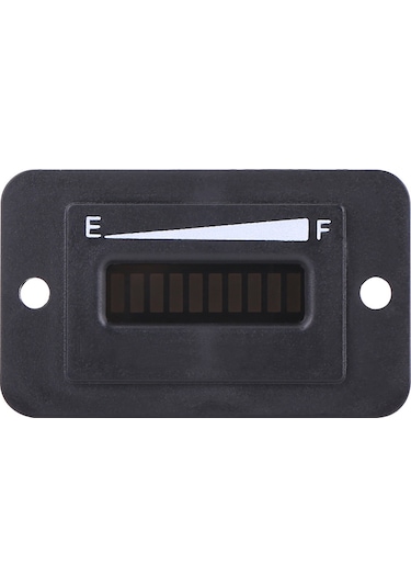 Lemestar Golf Araçları İçin Dijital Led Akü Göstergesi - 12/24/36/48v Seçenekli, 10 Segment Bar Grafik, Düşük Şarj Uyarısı, Bı003