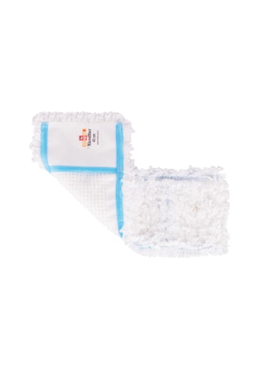 Moqpass Mikrofiber Nemli Mop Yedek Beyaz 40 CM