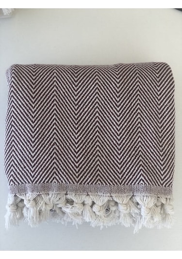 Bordo Pamuklu Tekli Koltuk Berjer Örtüsü, Şalı 150x170cm Bordo