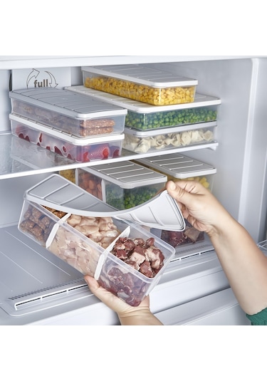 Selka Nora 2 Adet 2 Lt. Bölmeli Saklama Kabı Ekru