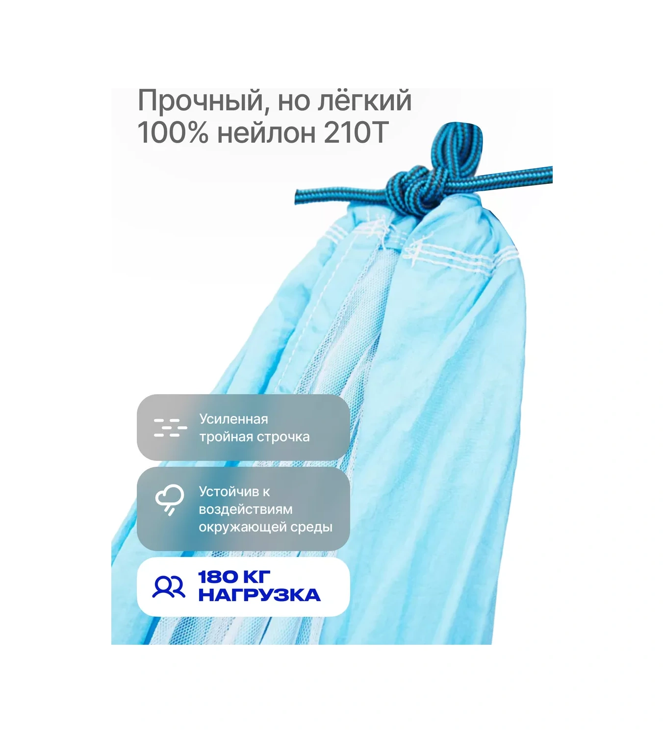 Roadlike Sinek Tülü İle Asılı Kamp Hamak 18695339 Açık Mavi