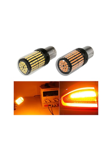 Tenfowee Araç Led Sinyal Lambası 12-30v Beyaz Işık 6000k 21w Alüminyum 2 Adet