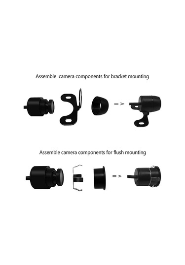 5 İnç Monitör Ve 1 Adet Kelebek Kamera Seti 12 Volt Kayıt Yapmaz