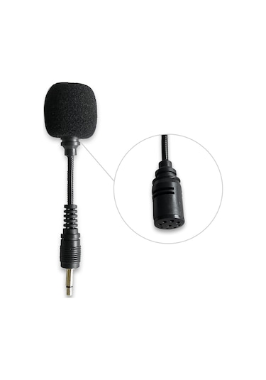 Lemestar Küçük Ve Hafif Mono Mikrofon - Canlı Yayın Ve Kayıt İçin 3.5mm Jaklı
