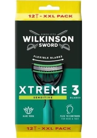 Wilkinson Sword Xtreme 3 Sensitive 12 Adet Xxl Erkek Tıraş