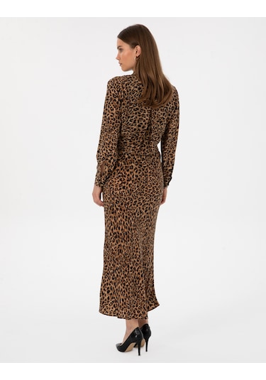 Pierre Cardin Kadın Camel Etek Dokuma 50313694-vr015 CAMEL