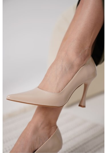 Blade Nude Rugan Kadın Stiletto Nude Rugan