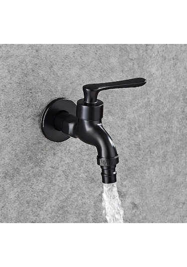 Açık Hava Bahçe Musluğu Tek Kumandalı Vintage Soğuk Su Musluğu 1/2 İnç Çıkış - 1/2 İnç Giriş , Bahçe Ve Çamaşırhane İçin Uygun Diğer