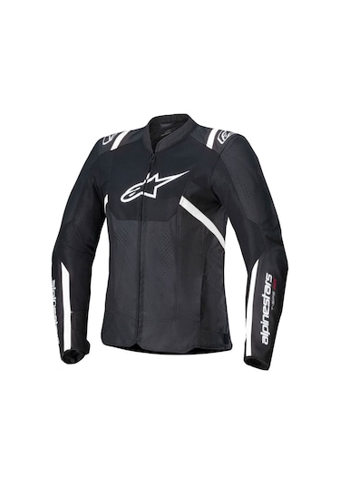 Alpinestars Stella T-sps Air V2 Korumalı Kadın Motosiklet Montu Siyah Beyaz