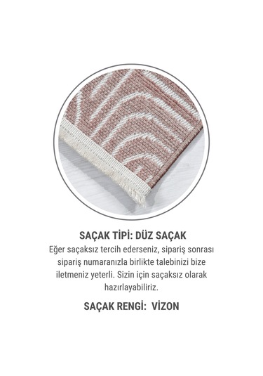 Revna Bej Kahverengi Yıkanabilir Halı Kaydırmaz Pamuk Dokuma Salon Mutfak Koridor İçin Kahverengi