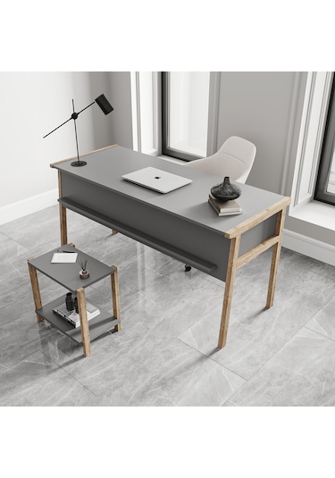 Lagomood Zenith Ofis Takımı Antrasit Ceviz