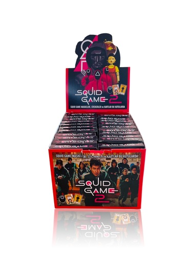 Squid Game 2 Karakter Kartları Stickerlı 24 Kutu 144 Kart
