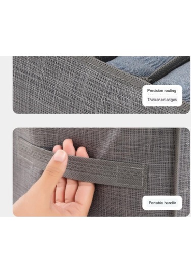 Pantolon Elbise Saklama Dokunmamış Kumaş Kutusu Kot Tayt Bölmeli Bitirme Çantası Giyim Bölücü Sepeti Ev Gardırop Bölücü Çanta Saklama Çantası C Diğer