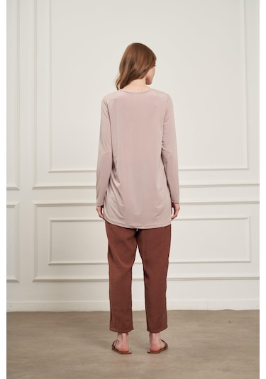 Ftz Women Kadın Uzun Kollu İçlik Beige 31086 Beige