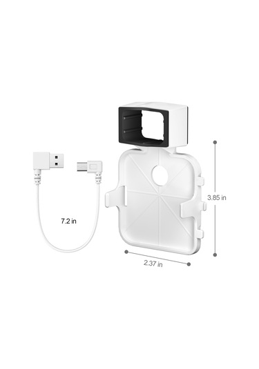 Dianziye Blink Sync Module 2 İçin Df-1005+df3040 Beyaz Tutucu, Açık Ac Çıkışında Kurulum, Matkap Gereksiz, Korumalı Yüksek Montaj Beyaz