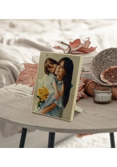 Kişiye Özel Fotoğraflı Dekoratif Ahşap Çerçeve