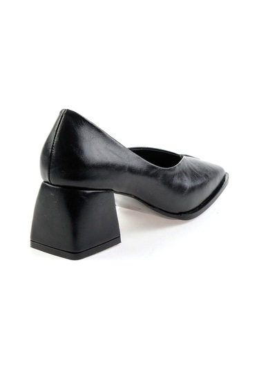 Siyah Kadın Klasik Topuklu Ayakkabı K01565015742 Siyah