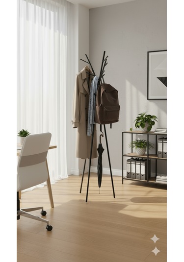 Tripod Portmanto Siyah