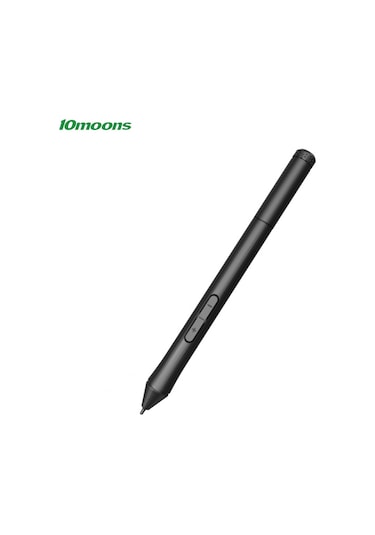 T503 G10 Grafik Tablet İçin 10moons Taşınabilir Kablosuz Pilsiz Kalem, 2 Özel Tuşla 8192 Basınç Seviyesi