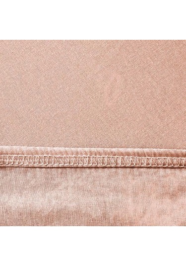 Evidea Soft Tek Kişilik Lastikli Çarşaf - Toz Pembe - 100x200 Cm Toz Pembe