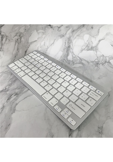 Springsun 78 Tuşlu İspanyolca Kablosuz Bluetooth Klavye - Windows/ios/android Uyumlu İnce Tasarım