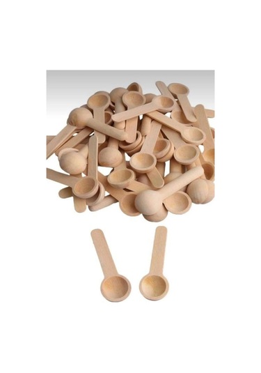 Bambu Baharat Ve Reçel Kaşığı 6 Adet Çok Renkli