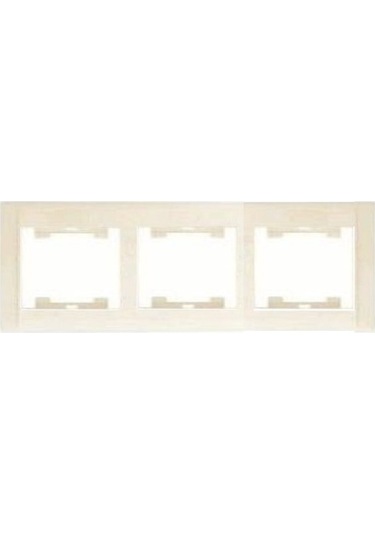 Makel Defne Krem Üçlü Yatay Çerçeve