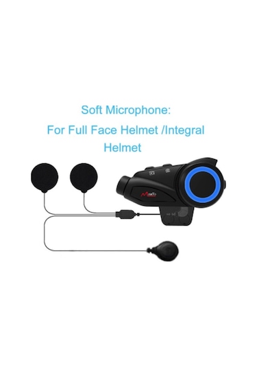 Maxto M3 Motosiklet Bluetooth Kask İnterkom Soft Mic