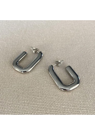 Trend Kolye Küpe Çelik Kombin Çok renkli