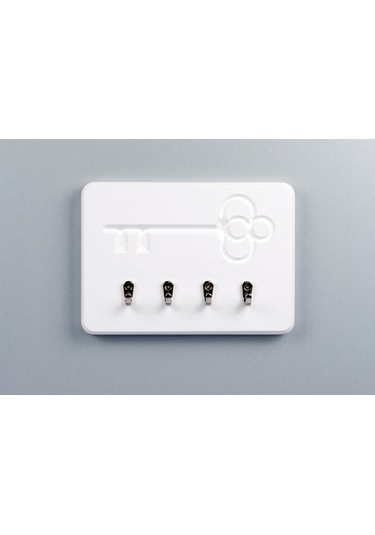 Woodcraft Mini Anahtar Askısı, Askılık, Anahtarlık (515857809) Beyaz