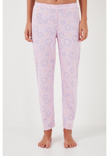 Lela Regular Fit Gömlek Yaka Kısa Kollu Bayan Pijama Takımı 65780124 Pembe