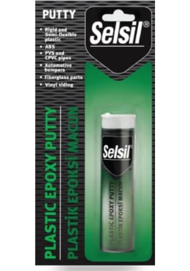 Selsil Plastik Putty Epoksi Macun Yapıştırıcı 57 G