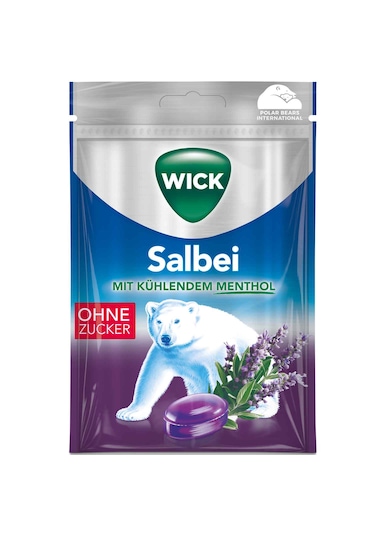 Wick Salbei Ohne Zucker Hustenbonbons 72 G