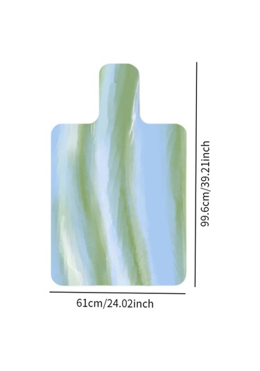 Suntek Pilates Reformer Mat Süet Yoga Minderi Gym Mavi-yeşil Mavi Yeşil