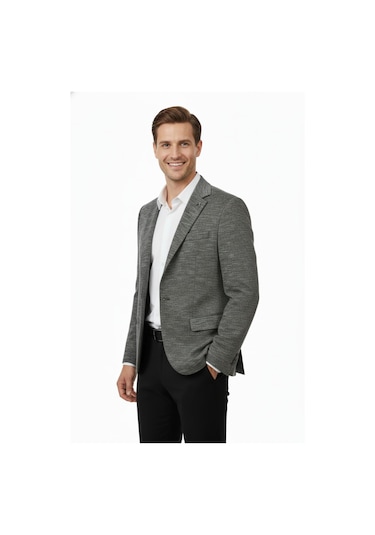 Erkek Tek Spor Ceket Çift Yırtmaçlı Bgl-st04981 Haki