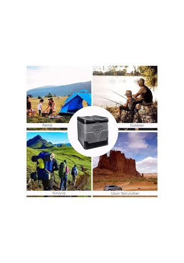 Valkyrie Seyyar Portatif Tuvalet Katlanır Tekne Karavan Kamp Araba Tuvaleti