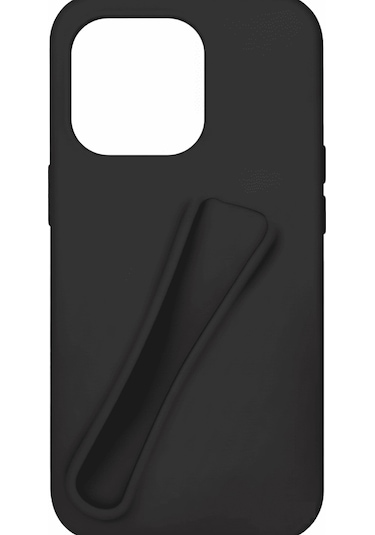 Apple Uyumlu iPhone 16 Pro Max Lip Gloss Kılıf Siyah