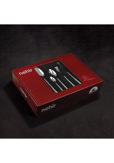 Nehir Sultan Sade 12 Kişilik 84 Parça Çatal Kaşık Bıçak Takımı