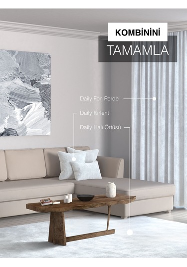 Home Daily Series Beyaz Renk Kırlent Yastık Kılıfı Beyaz