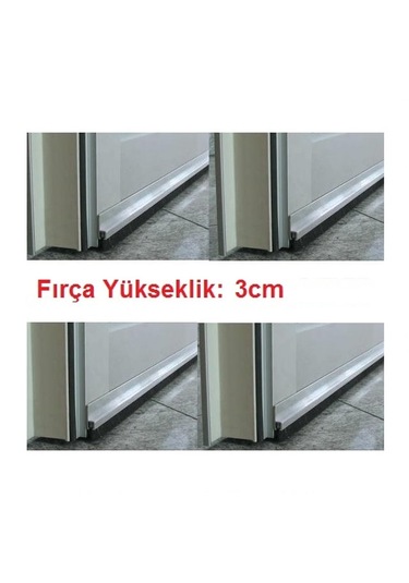 Kapı Alt Fırça Fitil - Alüminyum Kapı Alt Kıl Fırça