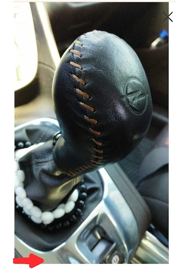 Opel Mokka 2012/2020 Uyumlu Otomatik Vites Topuzu Kılıfı El Yapımı Siyah