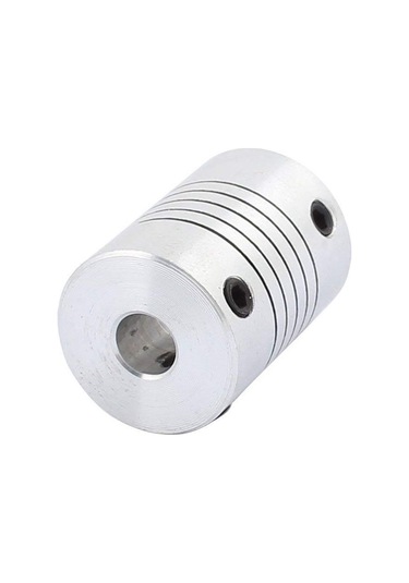 Leasetake 6mm İla 8mm Şaft Bağlantısı 25mm Uzunluk 18mm Çap Adım Motor Bağlantısı Alüminyum Alaşımlı Bağlantı Konnektörü 3d Yazıcı Cnc Makinesi Dıy Kodlayıcı