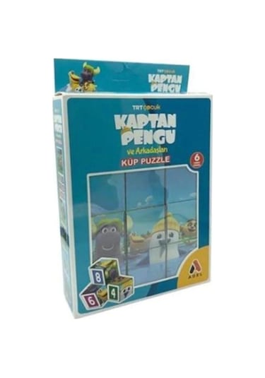 Trt Çocuk Kaptan Pengu Ve Arkadaşları Küp Puzzle