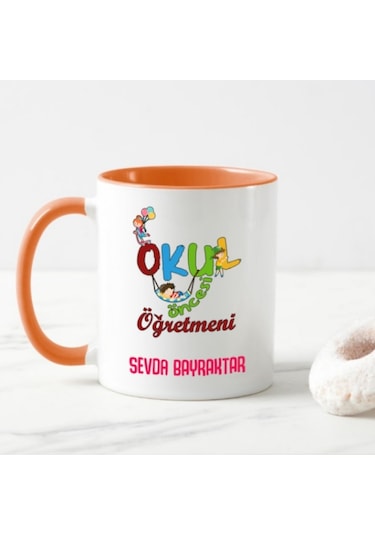 Kişiye Özel Okul Öncesi Öğretmeni Kupa Bardak Ha24