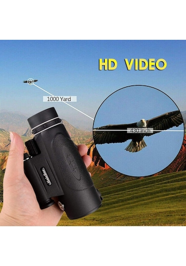 Dış Mekan Ve Gece Görüşü 100x90 Optik Monoküler Av Yürüyüşü Teleskop B
