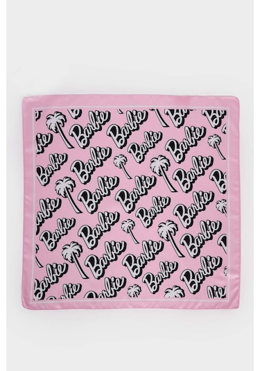 Defacto Kız Çocuk Barbie Desenli Dokuma Şal G0411a8nspn2 Pembe