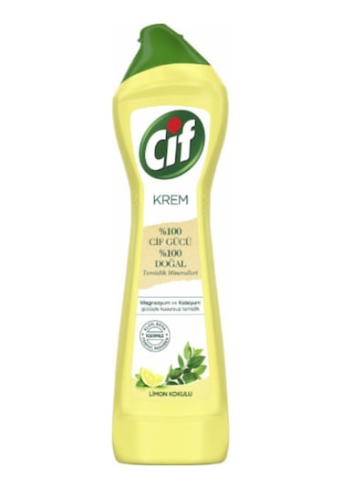 Cif Limon Kokulu 500Ml 6 Adet Krem Temizleyici