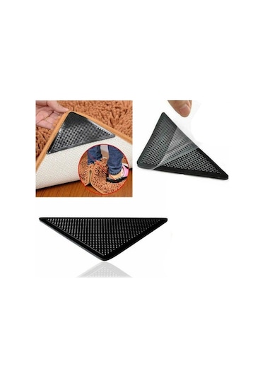 Pazly Yeniden Kullanılabilir Halı Kaydırmaz Sticker - Su Geçirmez Üçgen Halı Sabitleyici Altlık Diğer