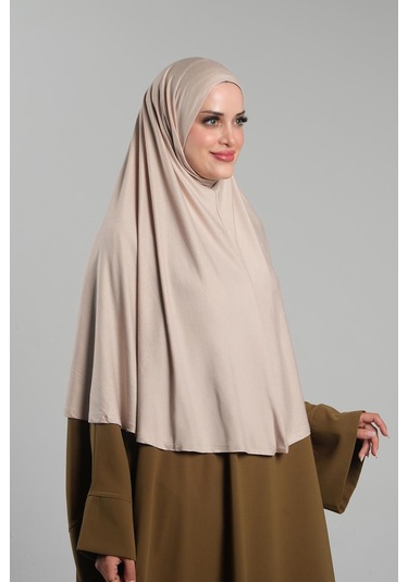 Vizon Pratik Hazır Geçmeli Tesettür Eşarp Viskon Pratik Namaz Örtüsü 2201 10