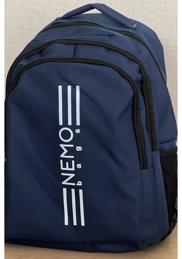 Nemo Bags Unisex Laciver Sırt Çantası Büyük Boy Okul Spor Çantası